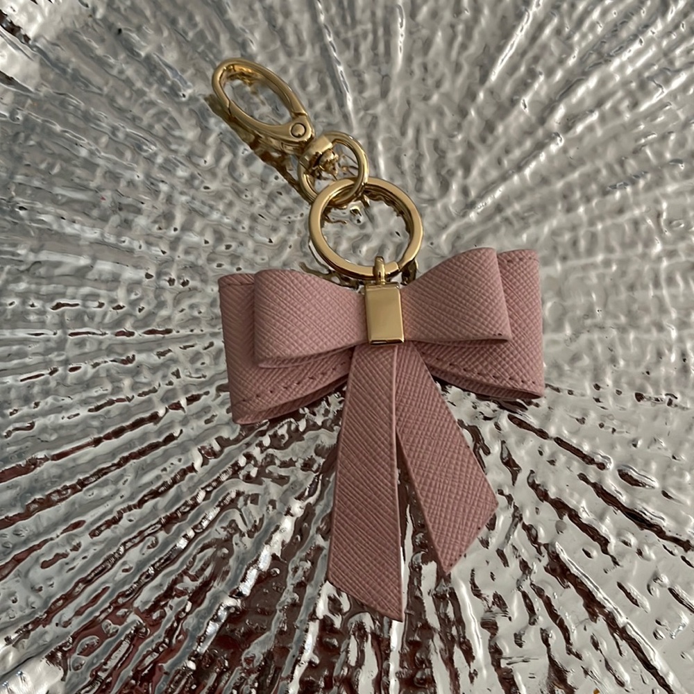Pink Bow Key Chain